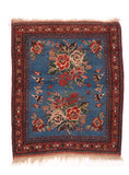 Antique Blue Blue Afshar Persian Area Rug