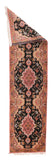 Vintage Black Tabriz Persian Area Rug