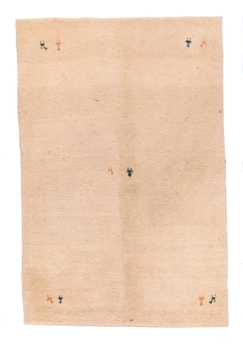 Vintage Beige Persian Gabbeh Area Rug