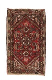 Vintage Red Hamedan Persian Area Rug