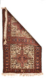 Vintage Karajeh Heriz Persian Area Rug