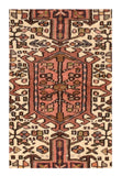 Vintage Karajeh Heriz Persian Area Rug