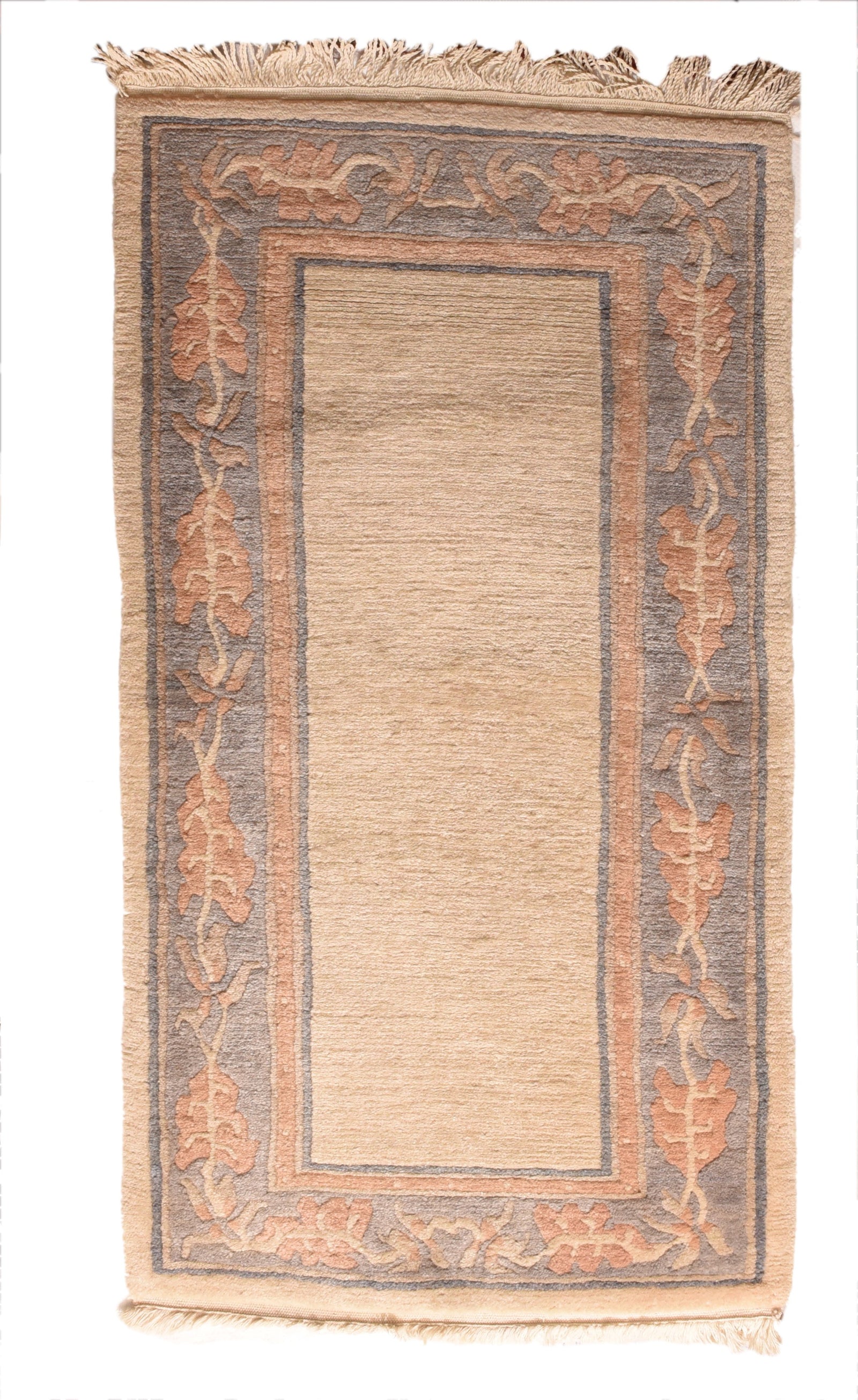 Vintage Beige Tibetan Area Rug