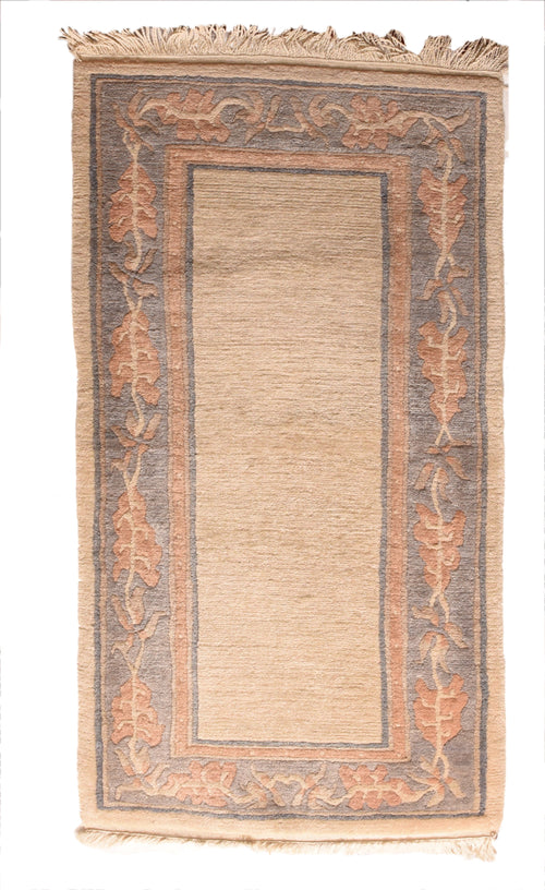 Vintage Beige Tibetan Area Rug