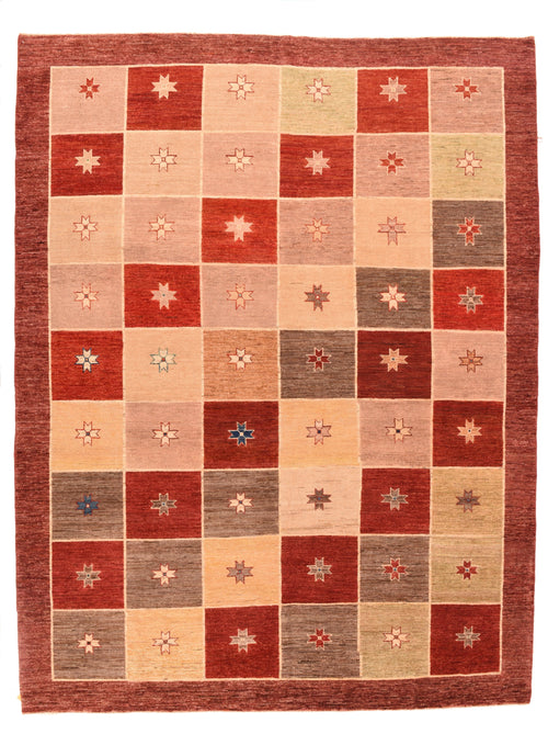 Vintage Red Persian Tribal Gabbeh Area Rug