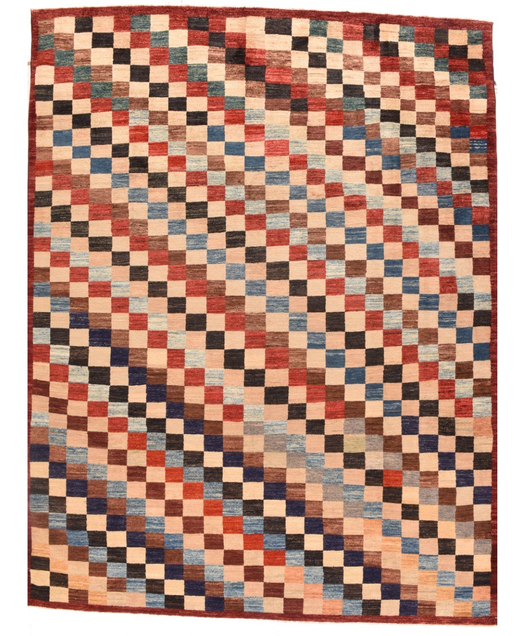 Vintage Brown Persian Tribal Gabbeh Area Rug