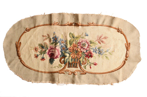 Antique Beige Antiqe French Tapestry Area Rug