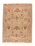 Vintage Beige Turkish Oushak Area Rug
