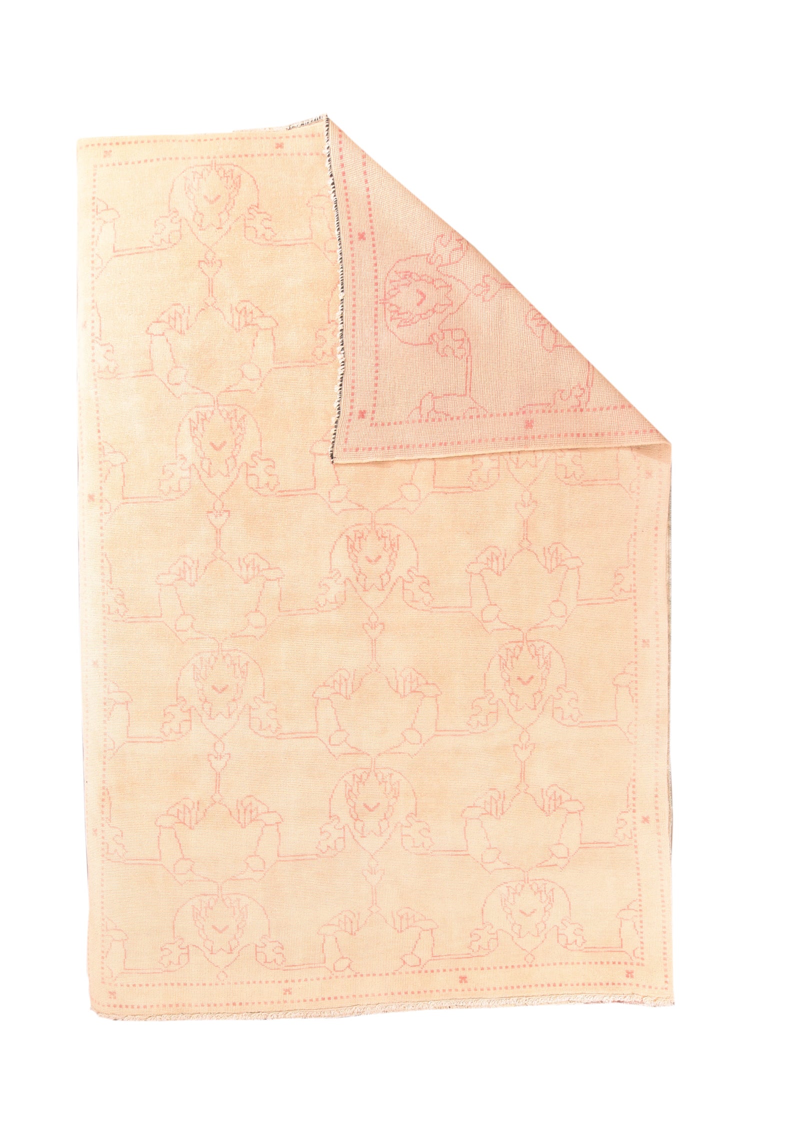 Vintage Turkish Oushak Area Rug