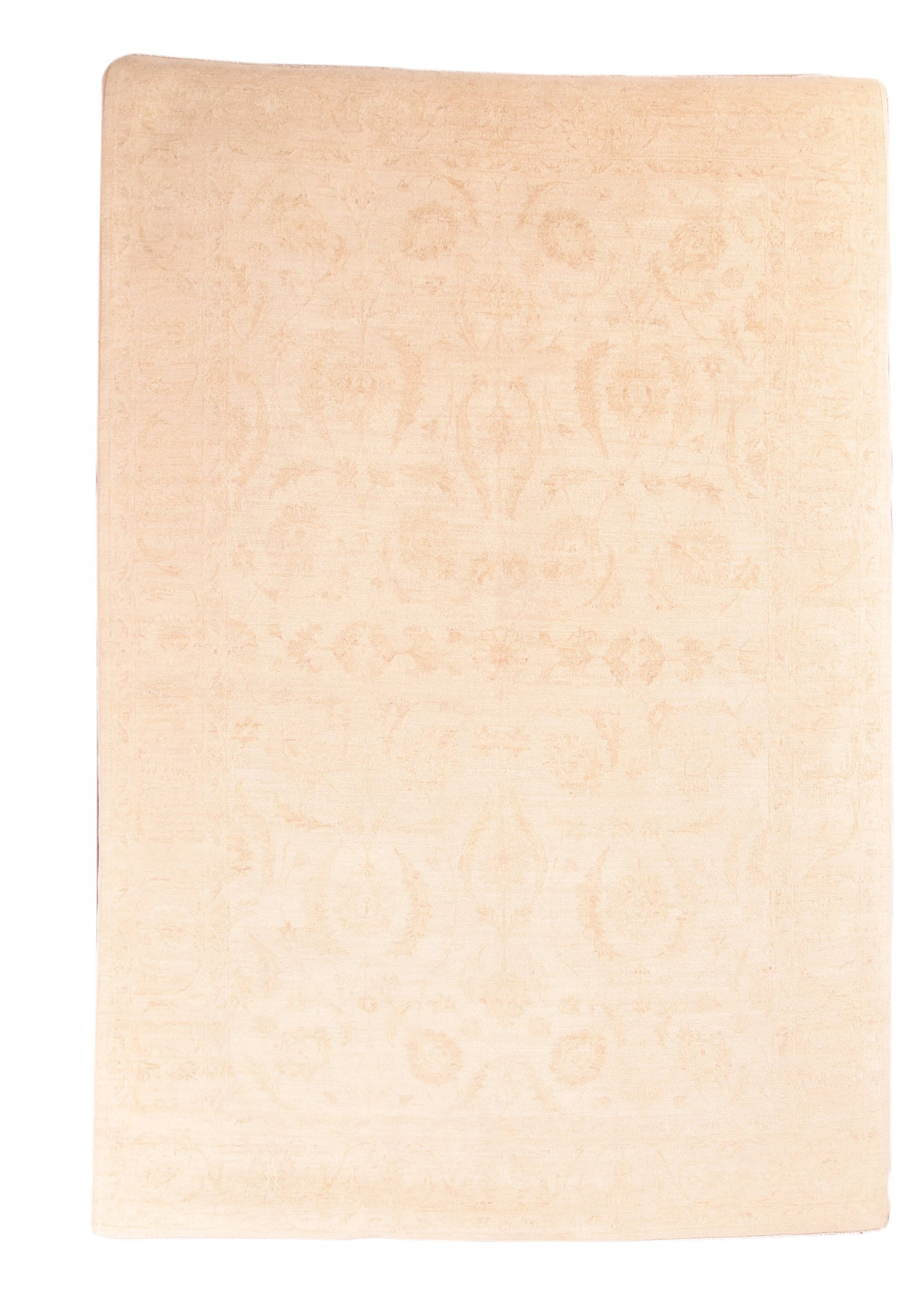 Vintage Camel Turkish Oushak Area Rug