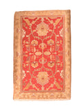 Vintage Red Sumak Manchoria/Russian Area Rug