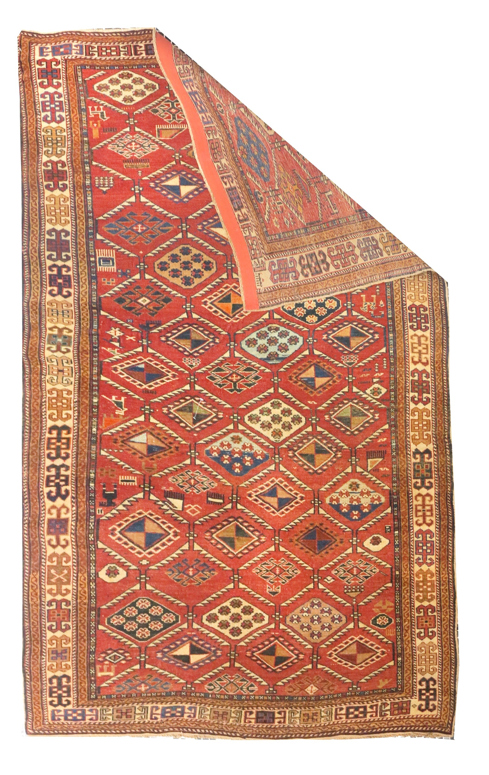 Antique Caucasian Rug