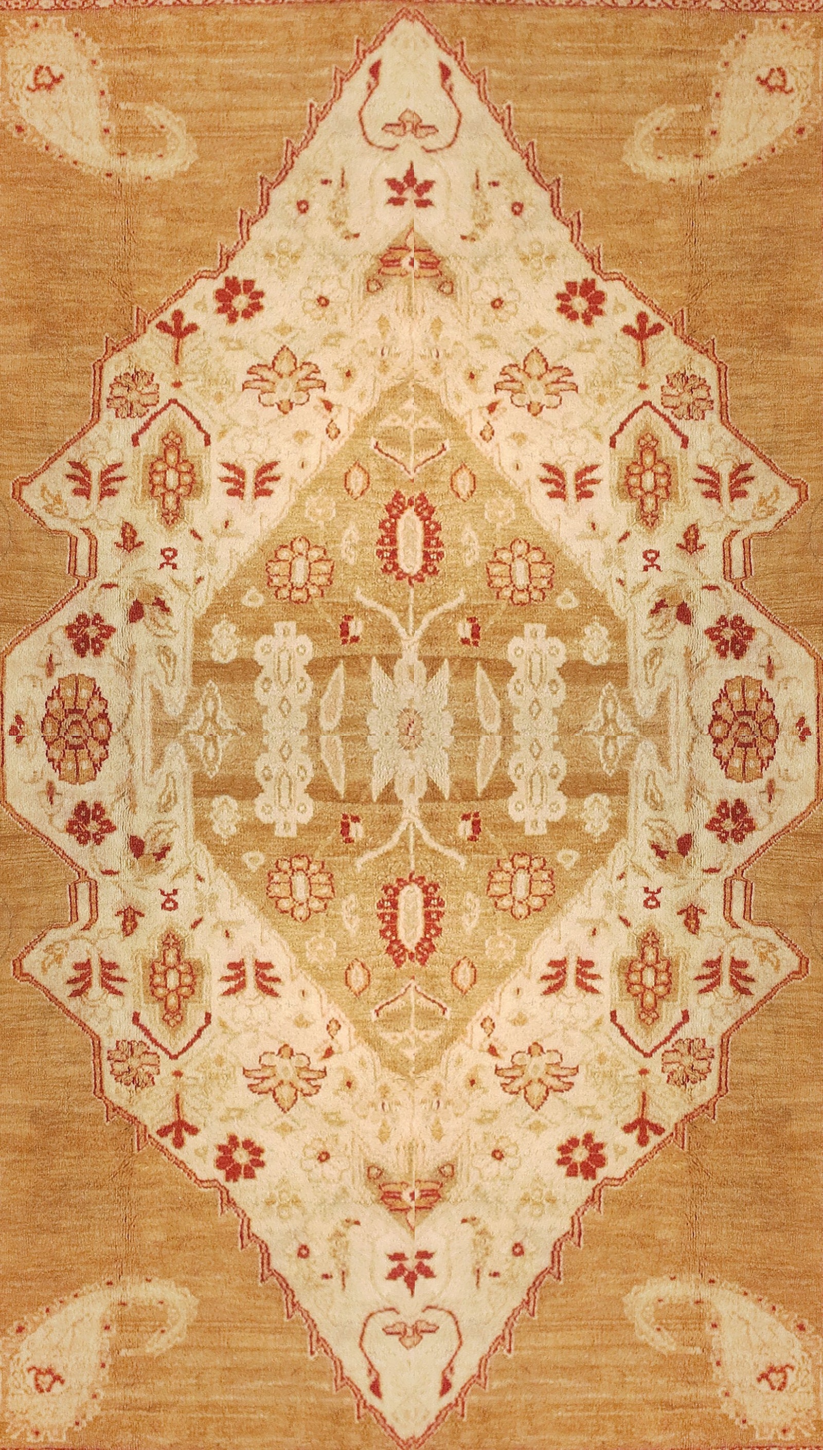 Antique Oushak Turkish Area Rug