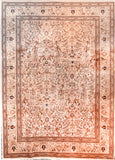 Excellent Beige Fine Perisan Tabriz Area Rug