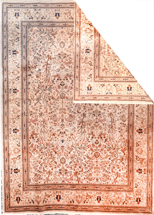 Excellent Fine Perisan Tabriz Area Rug