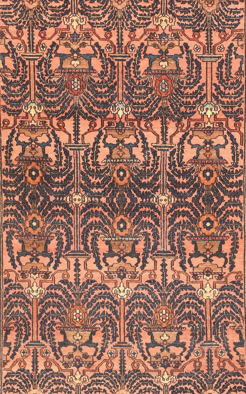 Antique Hand Made Bibikabad Persian Rug