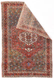 Semi Red Bakhtiari Persian Area Rug