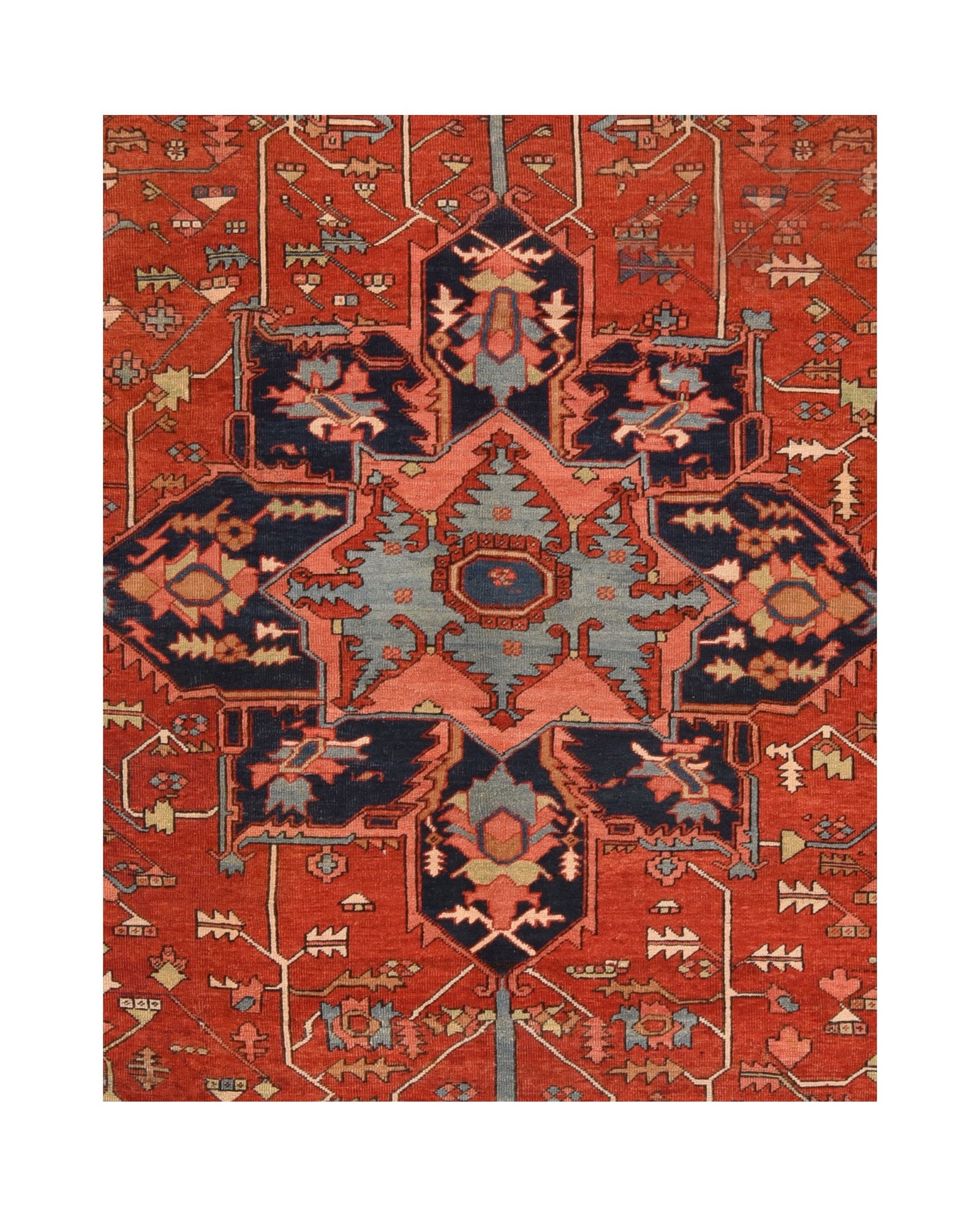 Hand Knotted Persian Serapi Wool