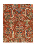 Antique Serapi Persian Area Rug