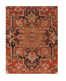 Antique Serapi Persian Area Rug