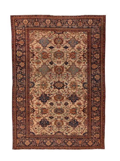 Antique Hand Made Farahan Sarouk Persian Rug