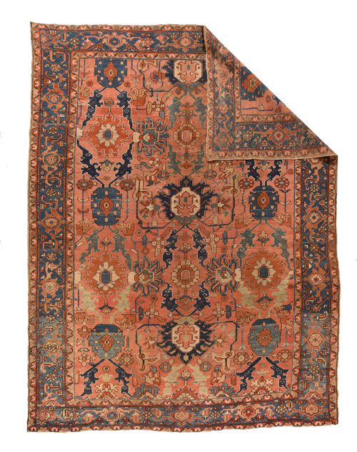 Antique Heriz Bakshaish Persian Area Rug