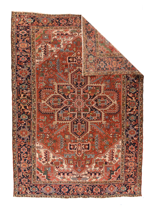 Antique Heriz Persian Area Rug