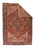 Antique Heriz Persian Area Rug