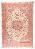 Antique Beige Nain Persian Area Rug