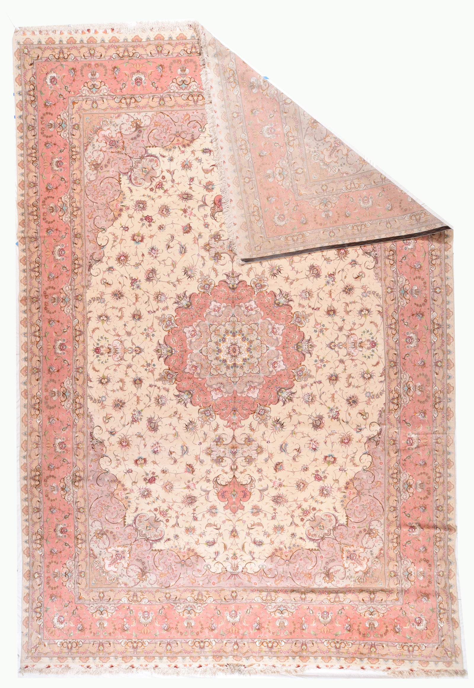 Extremely Fine Persian Tabriz Rug