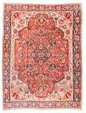 Antique Red Heriz Persian Area Rug