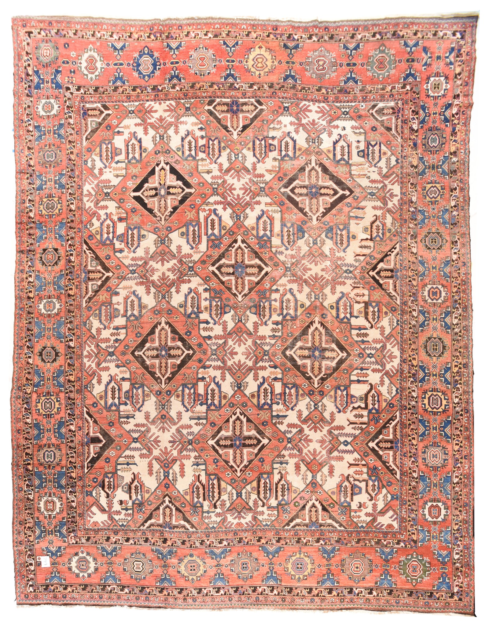 Hand Knotted Persian Bakhtiyari Wool