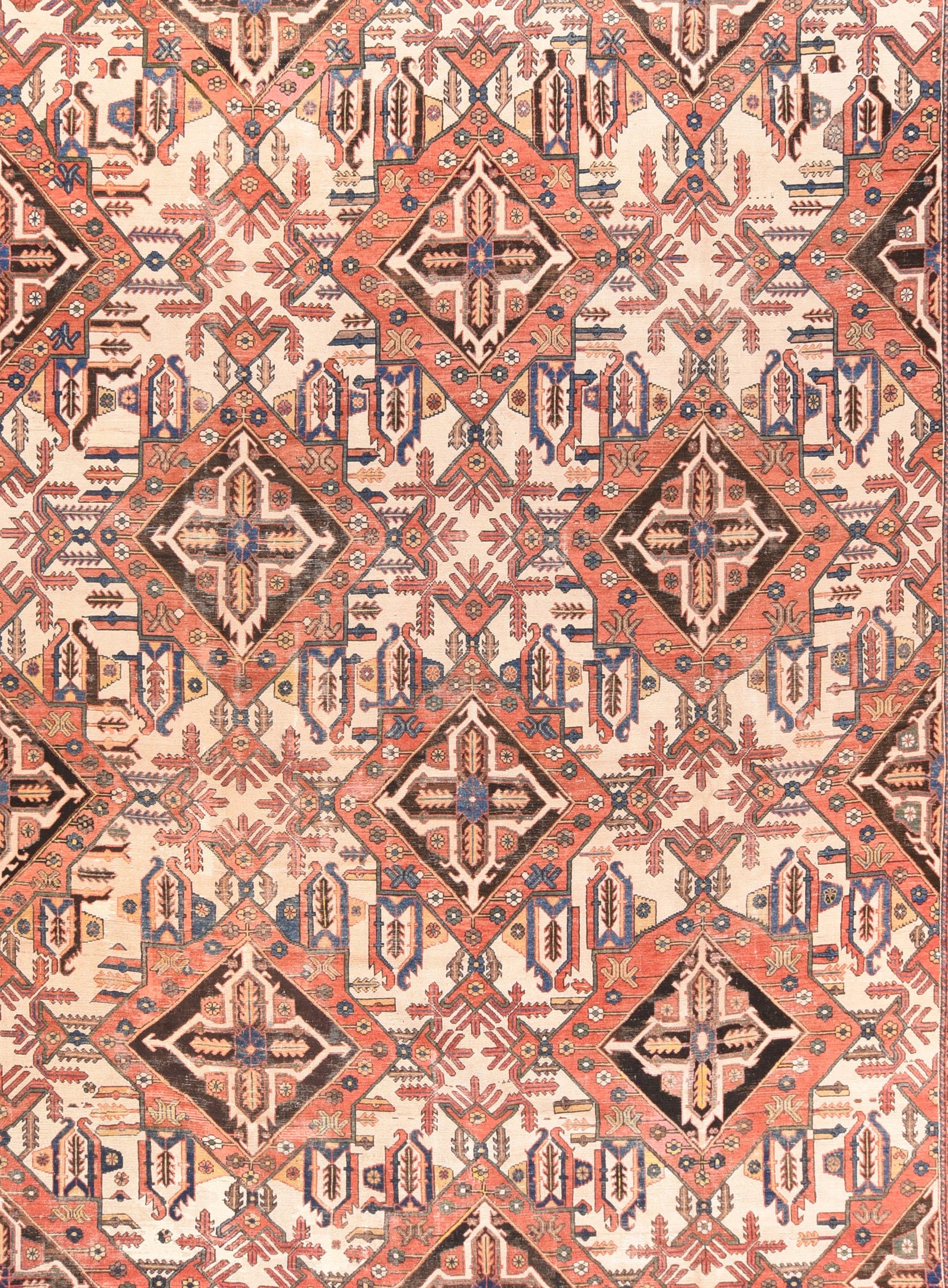 Hand Knotted Persian Bakhtiyari Wool
