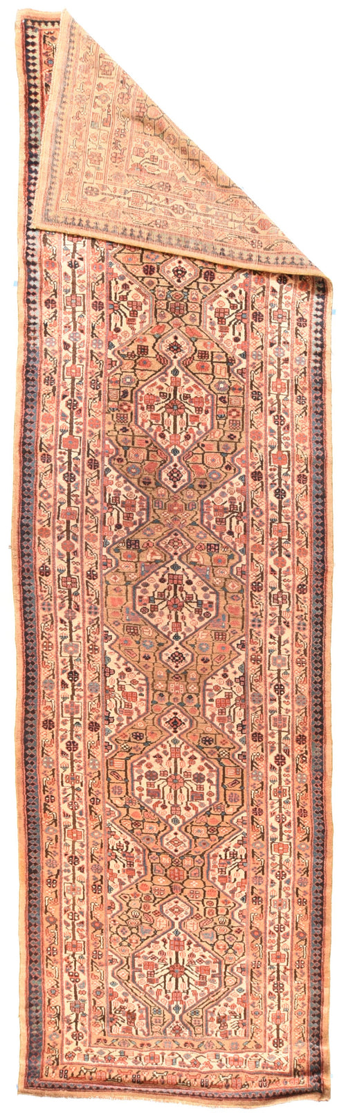 Antique Tribal Sarab Persian Area Rug