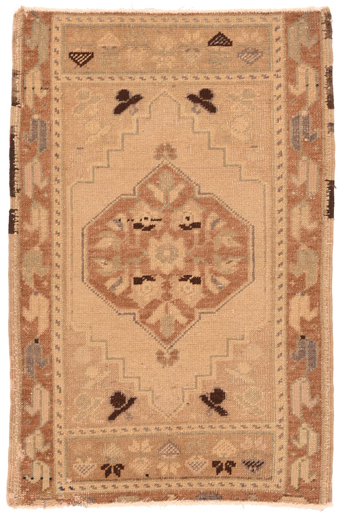 Antique Beige Turkish Area Rug
