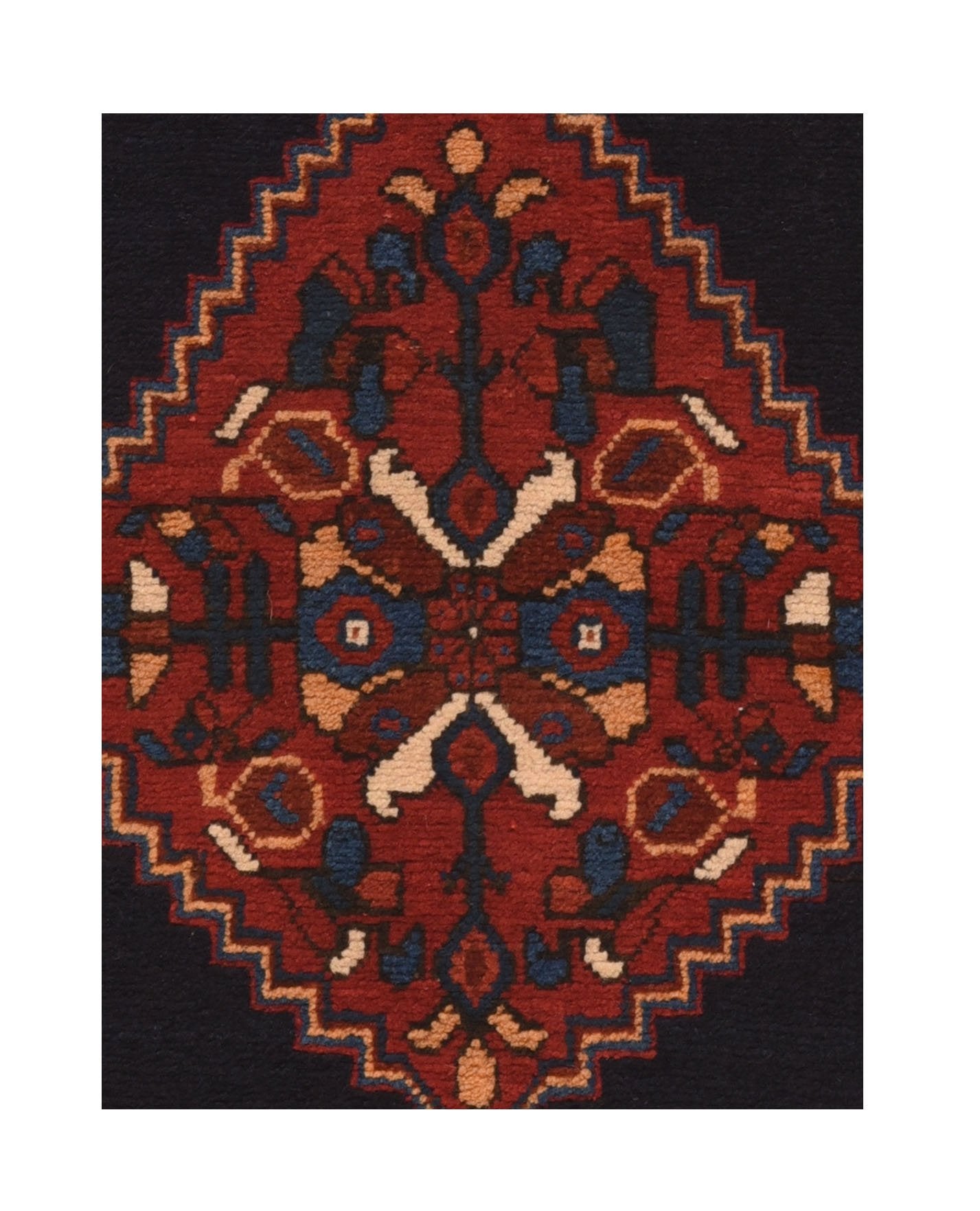 Antique Persian Afshar Tribal Mat Rug