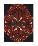 Antique Persian Afshar Tribal Mat Rug