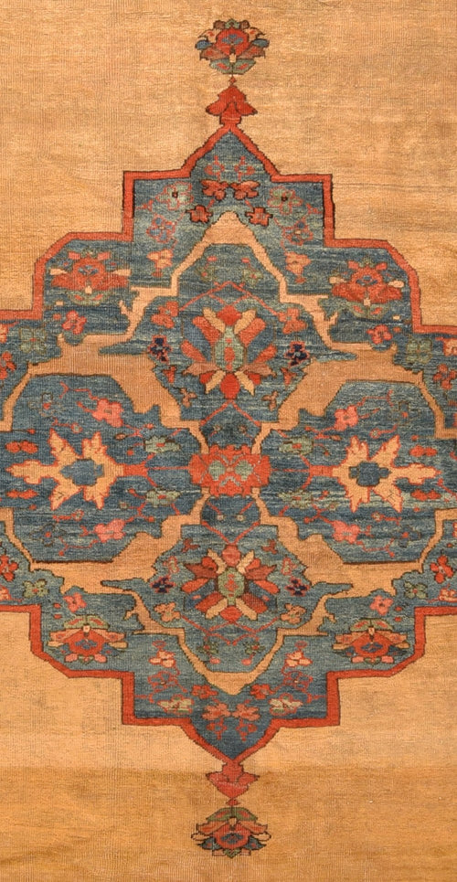 Antique Persian Sultanabad Area Rug