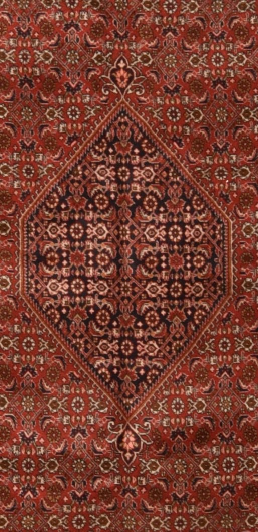 Semi Light Brown Persian Bidjar Area Rug