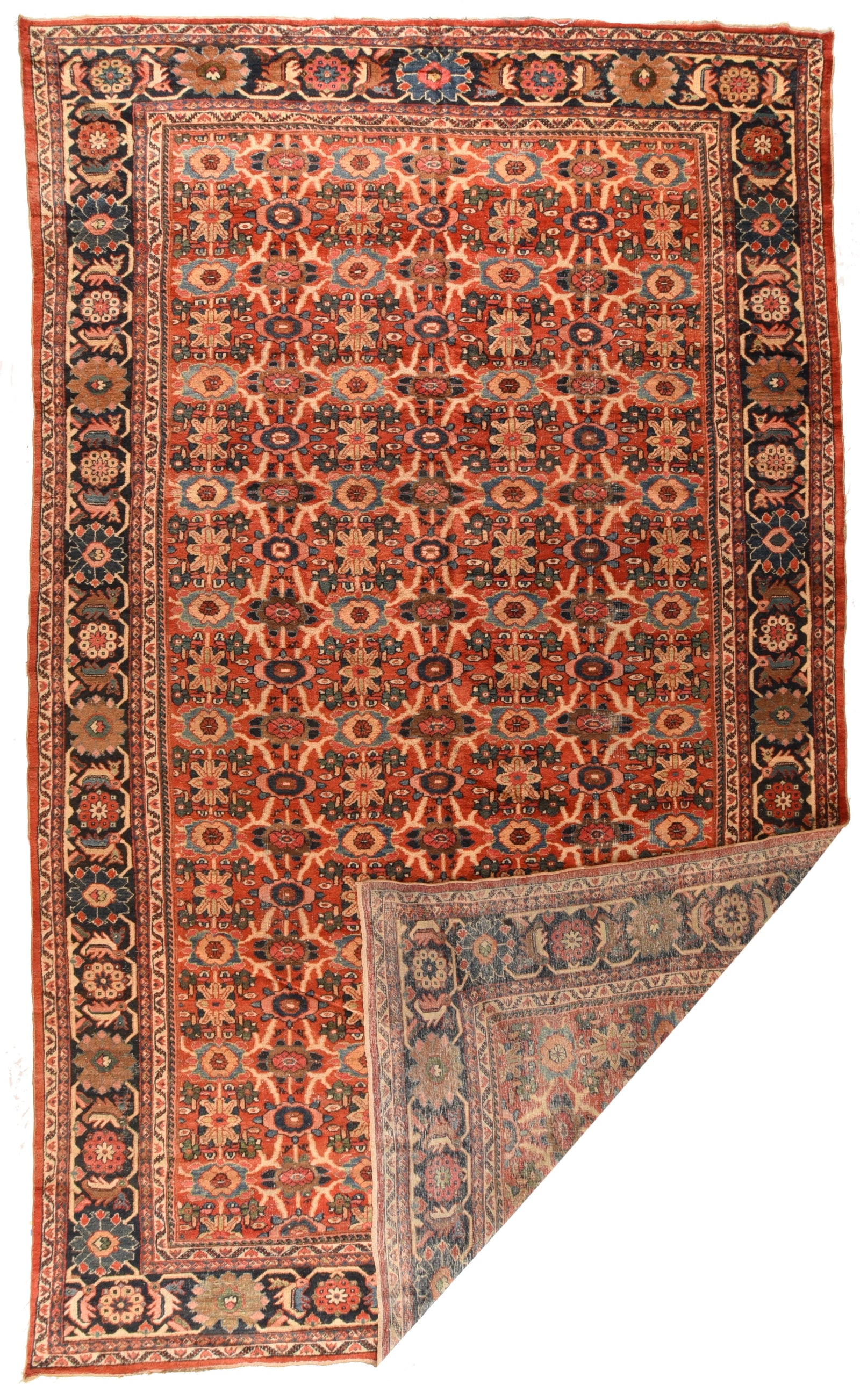 Antique Persian Mahal Area Rug