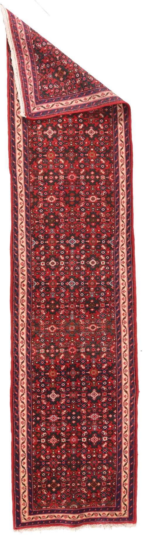 Semi Red Persian Hamedan Area Rug