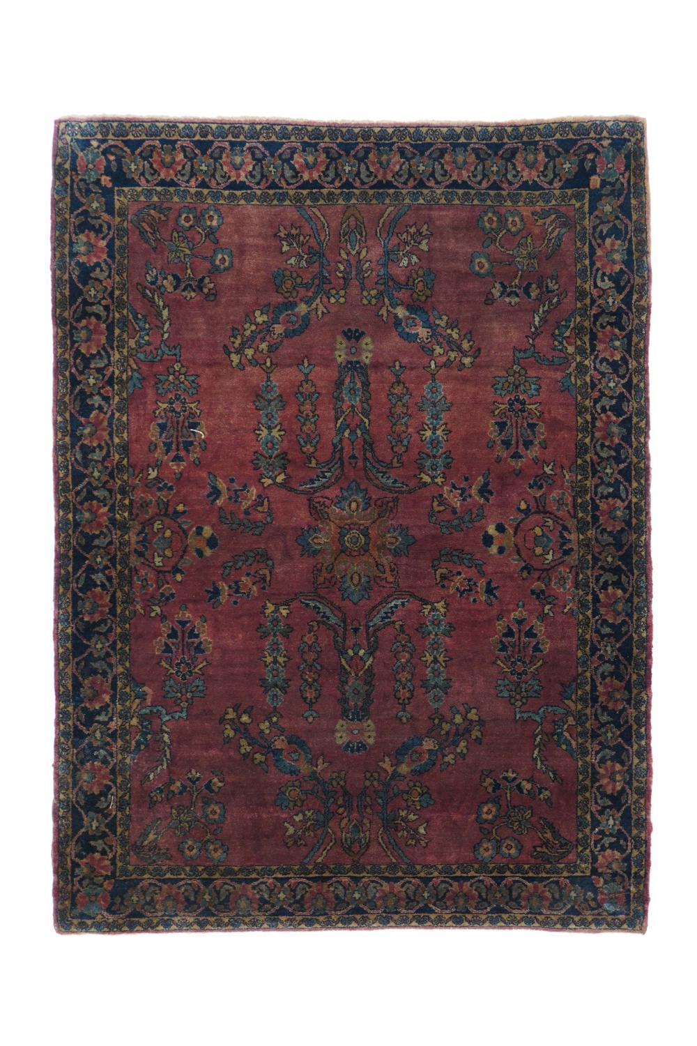 Fine Antique Persian Mohajeran Sarouk Rug