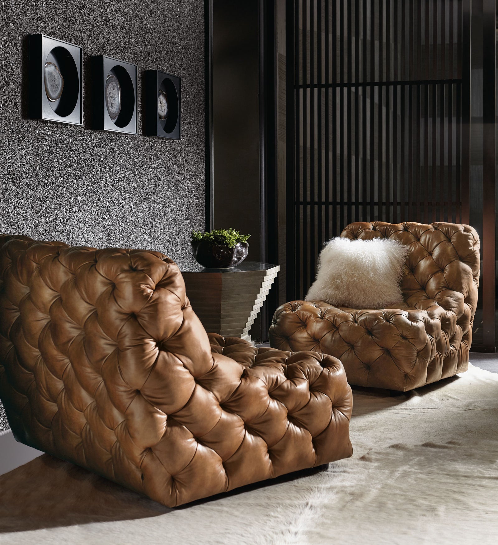 Leather Swivel Chair
