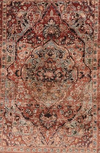Antique Hand Made Tabriz Haji Jalili Persian Rug