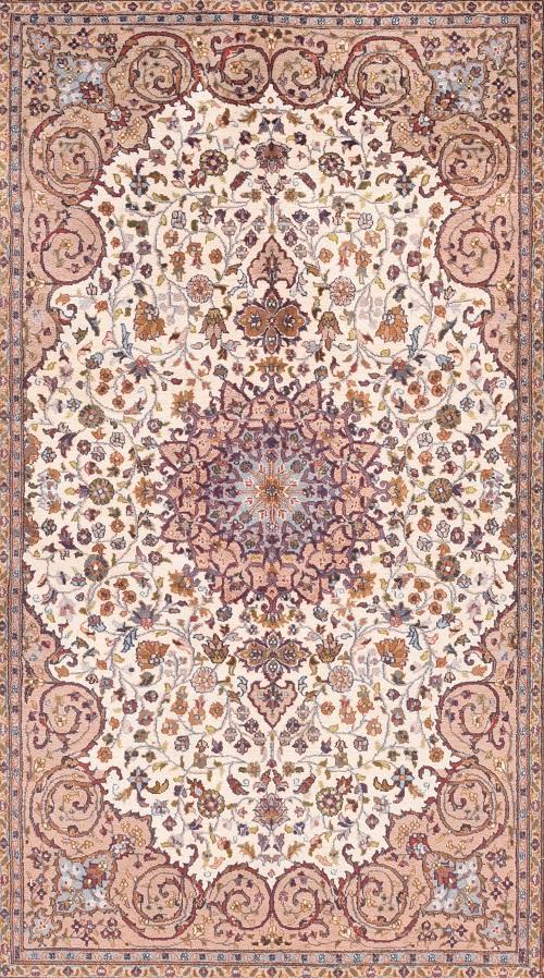 Hand Made Indo Tabriz Indian Rug