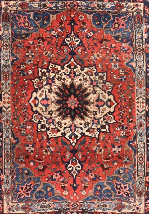 Antique Hand Made Bakhtiari Persian Rug