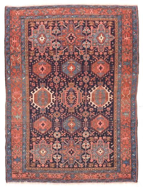 Antique Hand Made Karajeh Persian Rug