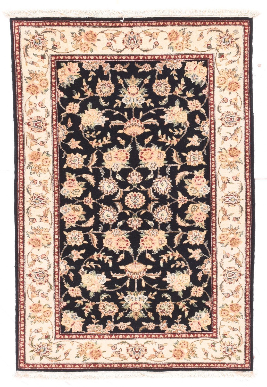 Hand Made Indo Tabriz Indian Rug