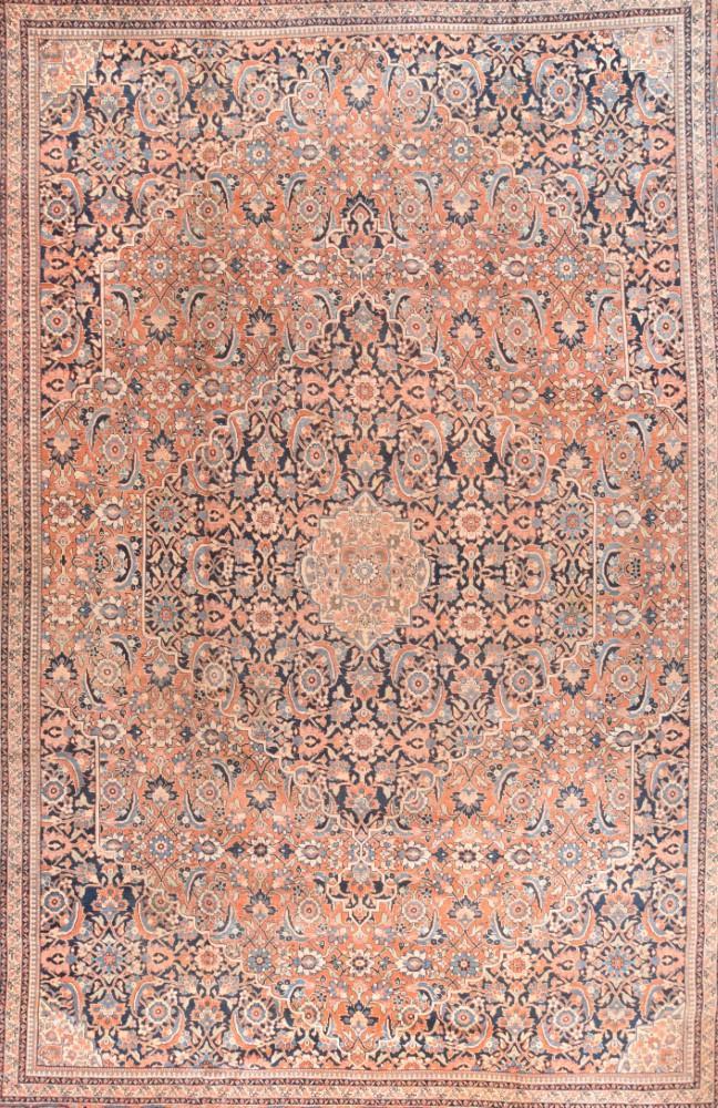 Antique Hand Made Tabriz Haji jalili Persian Rug