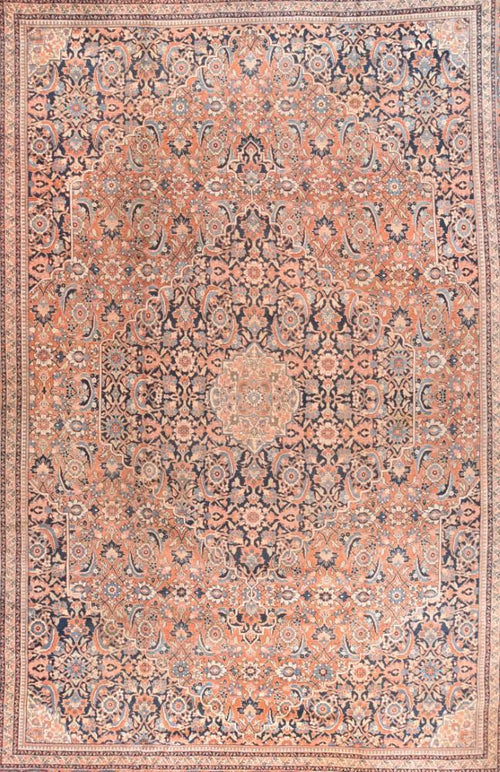 Antique Hand Made Tabriz Haji jalili Persian Rug